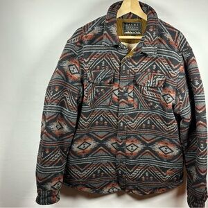 Jachs Multicolor Patterned Shirt Jacket